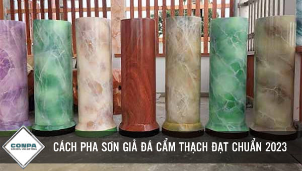 Cách pha sơn giả đá cẩm thạch đúng chuẩn 2023 1 cach pha son gia da cam thach dung chuan 2023