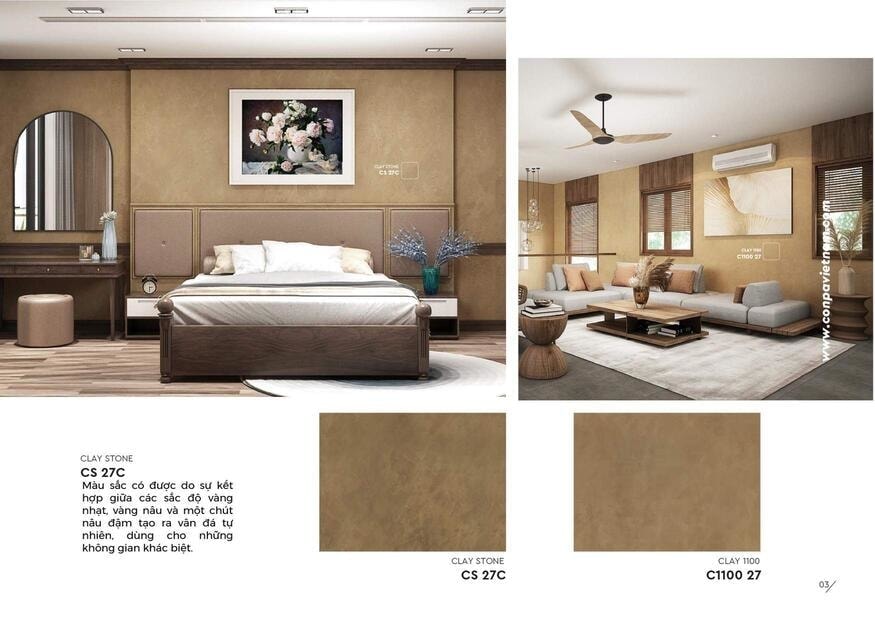 Catalogue Sơn Hiệu ứng bê tông 2023 và xu hướng màu sơn bê tông 2023