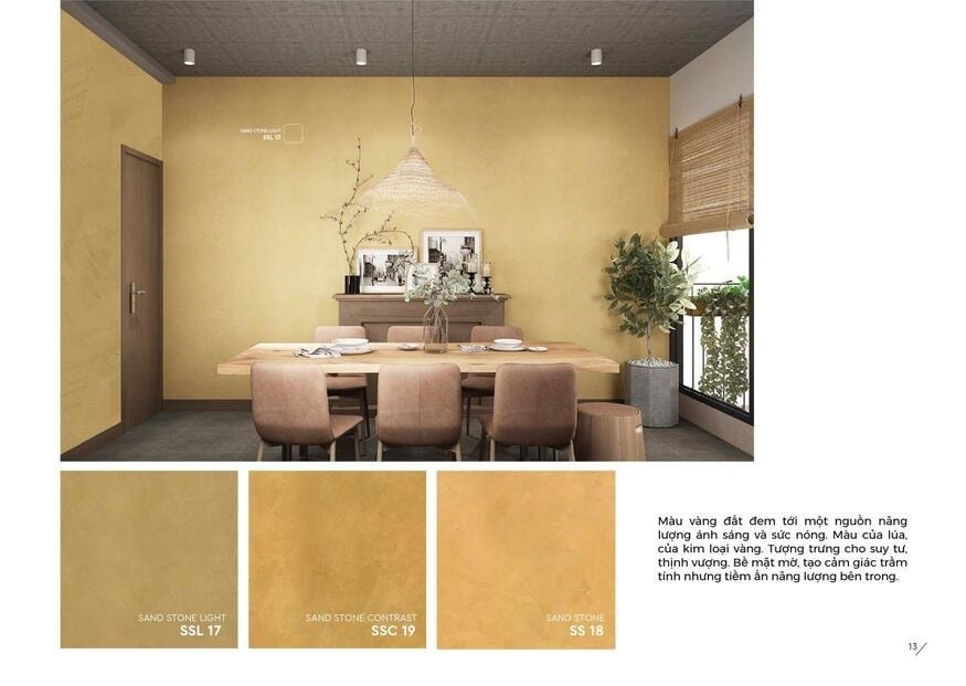 Catalogue Sơn Hiệu ứng bê tông 2023 và xu hướng màu sơn bê tông 2023