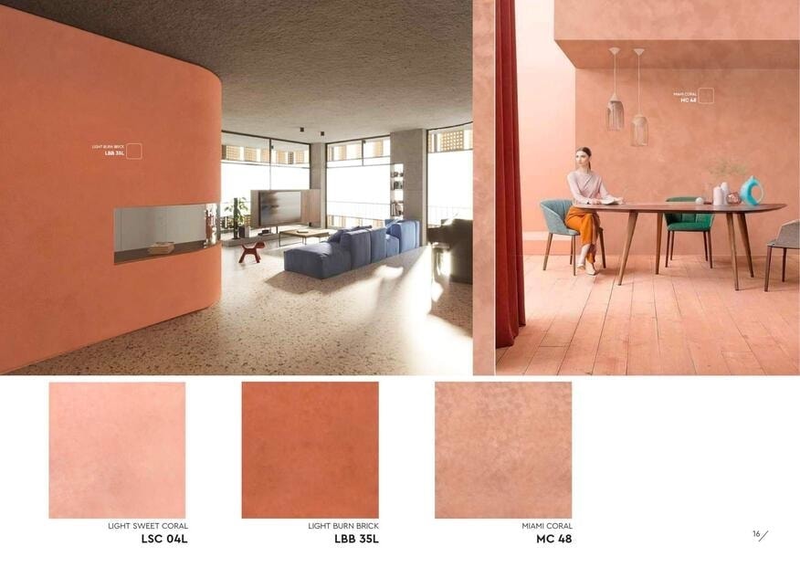 Catalogue Sơn Hiệu ứng bê tông 2023 và xu hướng màu sơn bê tông 2023