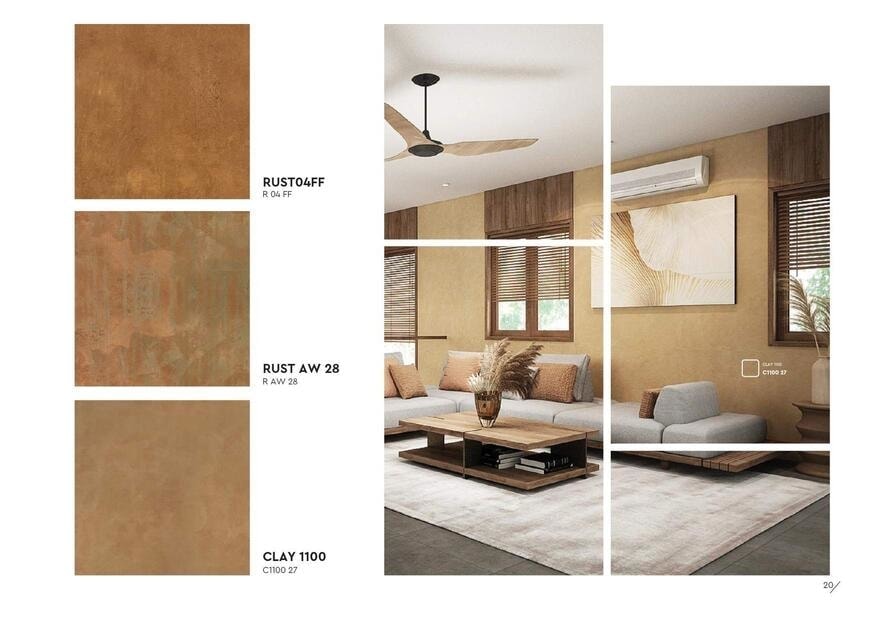 Catalogue Sơn Hiệu ứng bê tông 2023 và xu hướng màu sơn bê tông 2023