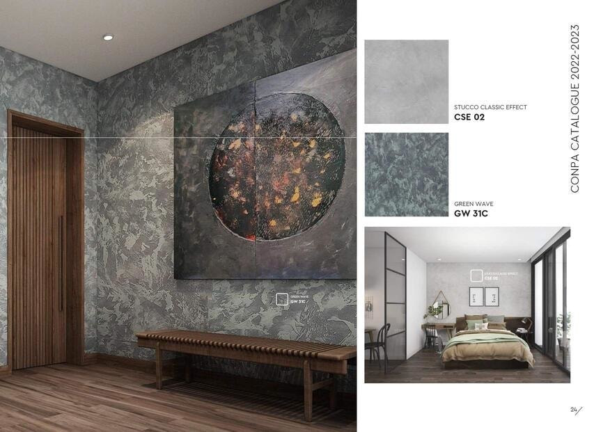 Catalogue Sơn Hiệu ứng bê tông 2023 và xu hướng màu sơn bê tông 2023