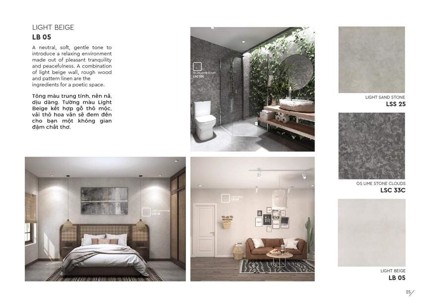 Catalogue Sơn Hiệu ứng bê tông 2023 và xu hướng màu sơn bê tông 2023