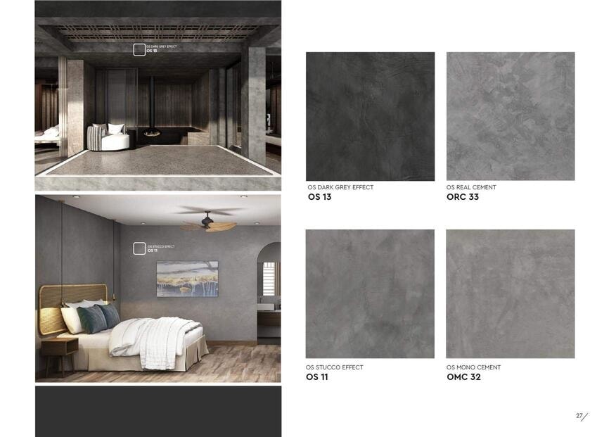 Catalogue Sơn Hiệu ứng bê tông 2023 và xu hướng màu sơn bê tông 2023