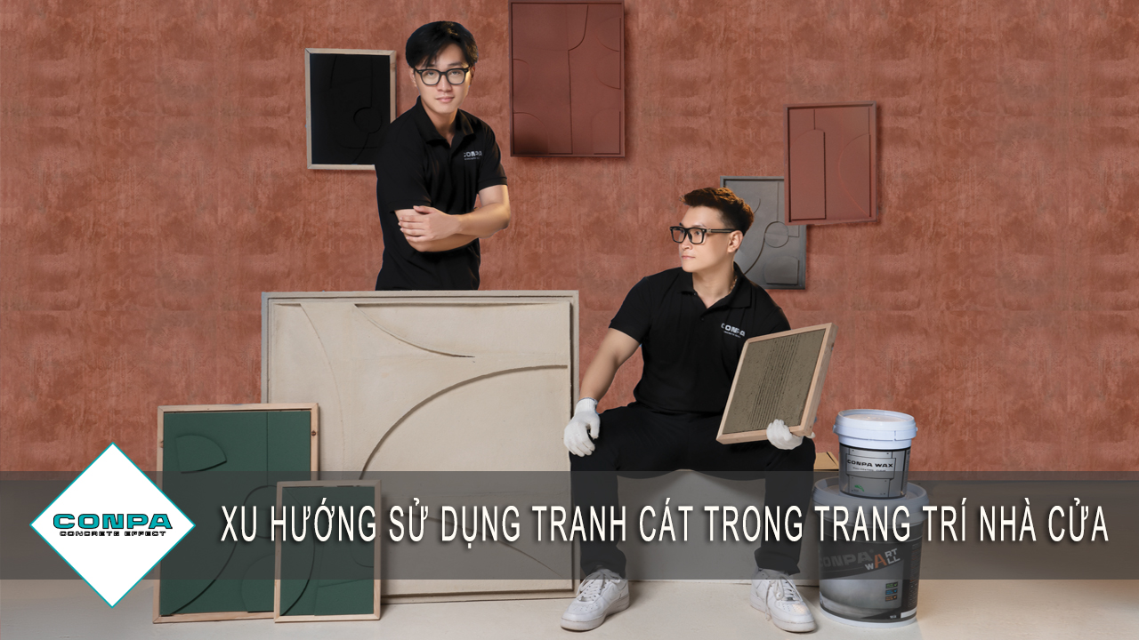 xu huong su dung tranh cat trong trang tri nha cua
